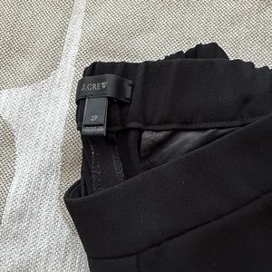J crew crepe pant black in 2P